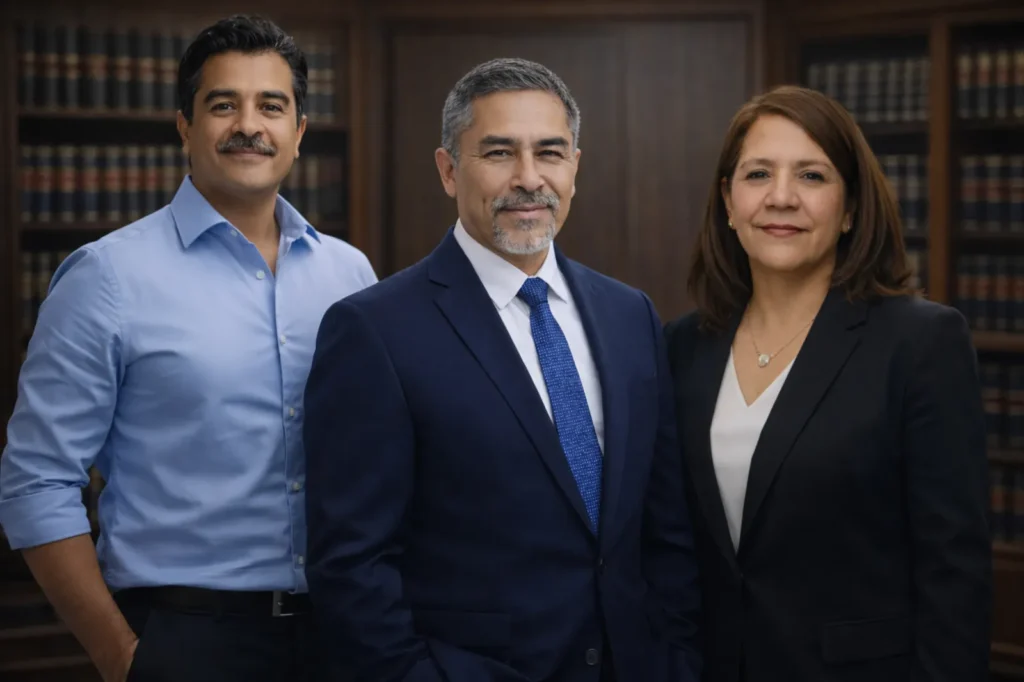 Gonzalez Hernandez Abogados, posando en despacho juridico